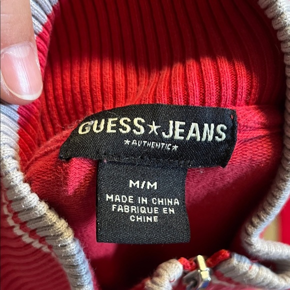 Guess Vibrant Red Track Jacket - Picture 2 of 2